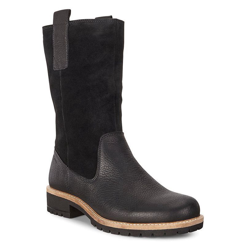 Bota De Invierno Ecco Elaine Para Mujer,Negras,538401-KQX